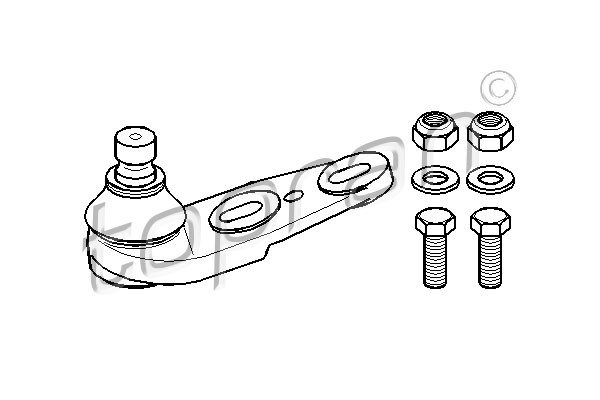 TOPRAN Trag-/Führungsgelenk