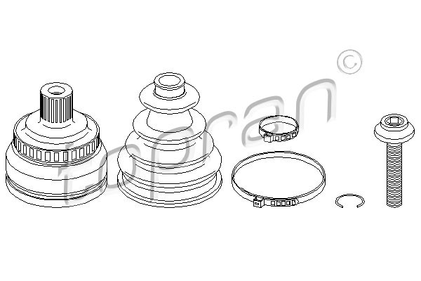 TOPRAN Gelenksatz, Antriebswelle