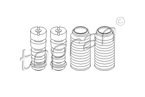 TOPRAN Staubschutzsatz, Stoßdämpfer