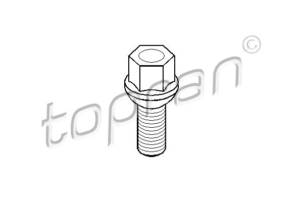 TOPRAN Radschraube