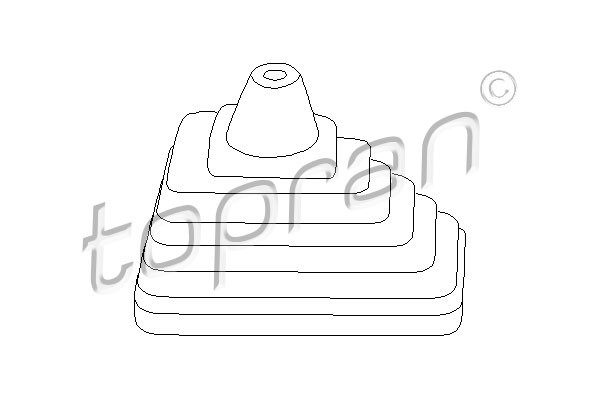 TOPRAN Schalthebelverkleidung