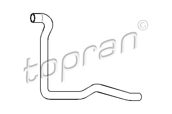 TOPRAN Schlauch, Wärmetauscher-Heizung