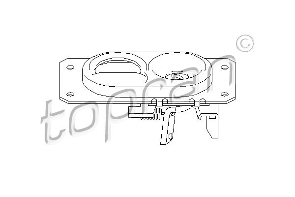 TOPRAN Motorhaubenschloss