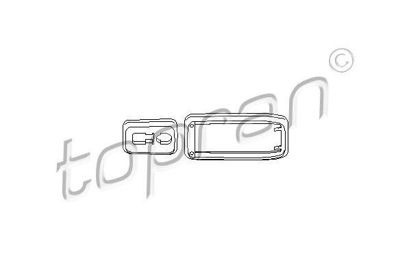 TOPRAN Türgriffrahmen