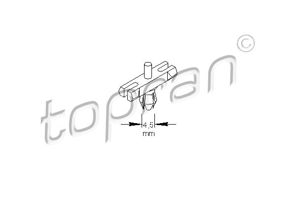 TOPRAN Clip, Zier-/Schutzleiste