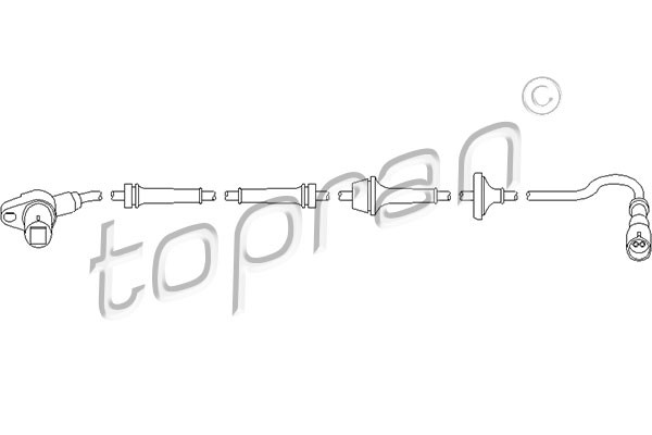 TOPRAN Sensor, Raddrehzahl