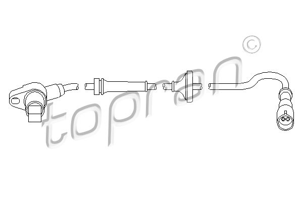 TOPRAN Sensor, Raddrehzahl