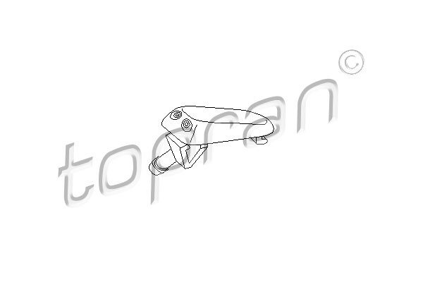 TOPRAN Waschwasserdüse, Scheibenreinigung