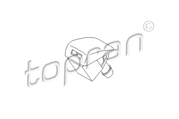 TOPRAN Waschwasserdüse, Scheibenreinigung