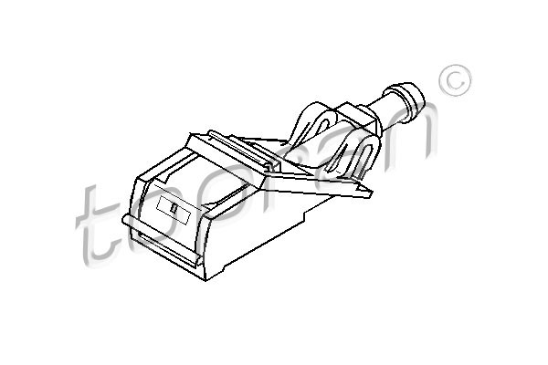 TOPRAN Waschwasserdüse, Scheibenreinigung