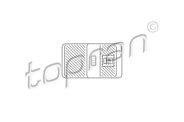 TOPRAN Schalter, Heckscheibenheizung
