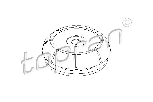 TOPRAN Federbeinstützlager