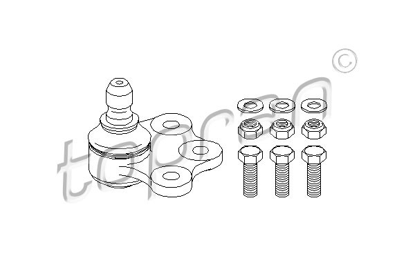 TOPRAN Trag-/Führungsgelenk