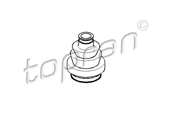 TOPRAN Faltenbalg, Antriebswelle