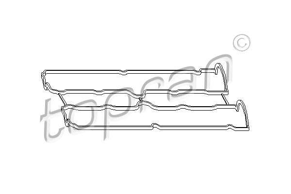TOPRAN Dichtung, Zylinderkopfhaube