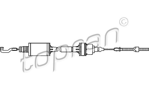 TOPRAN Seilzug, Kupplungsbetätigung