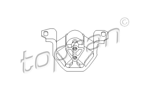 TOPRAN Lagerung, Motor