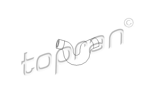 TOPRAN Kühlerschlauch