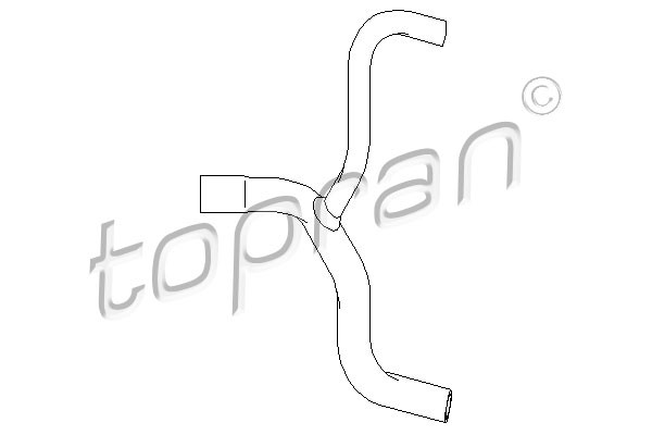 TOPRAN Kühlerschlauch