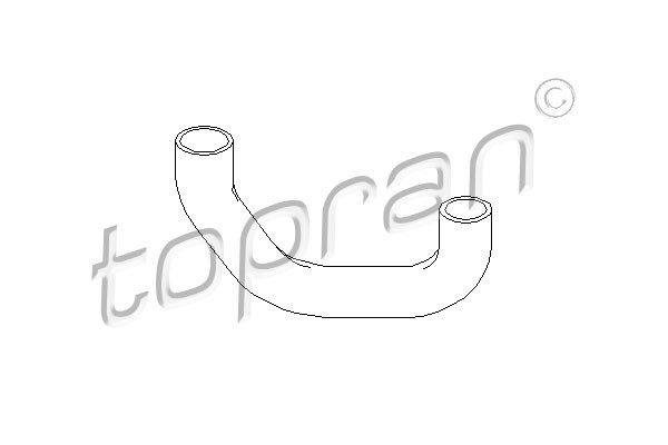 TOPRAN Kühlerschlauch