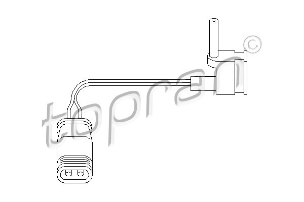 TOPRAN Sensor, Bremsbelagverschleiß