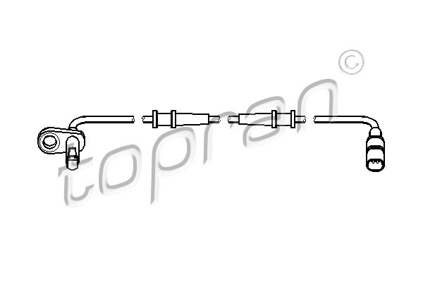 TOPRAN Sensor, Raddrehzahl