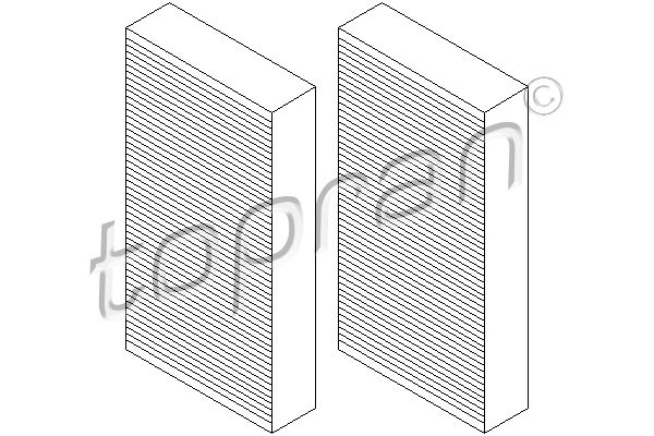 TOPRAN Filter, Innenraumluft
