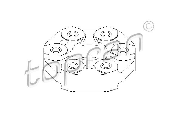 TOPRAN Gelenk, Längswelle