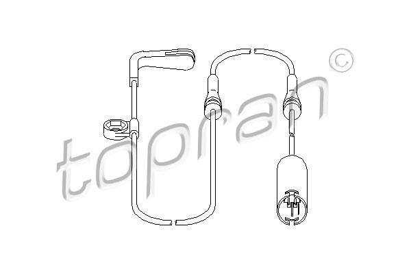 TOPRAN Sensor, Bremsbelagverschleiß