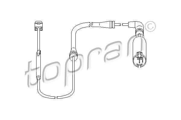 TOPRAN Sensor, Bremsbelagverschleiß