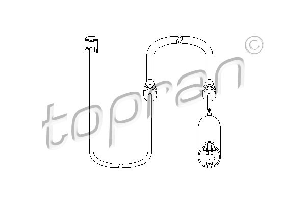 TOPRAN Sensor, Bremsbelagverschleiß