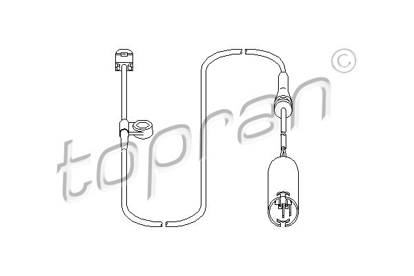 TOPRAN Sensor, Bremsbelagverschleiß