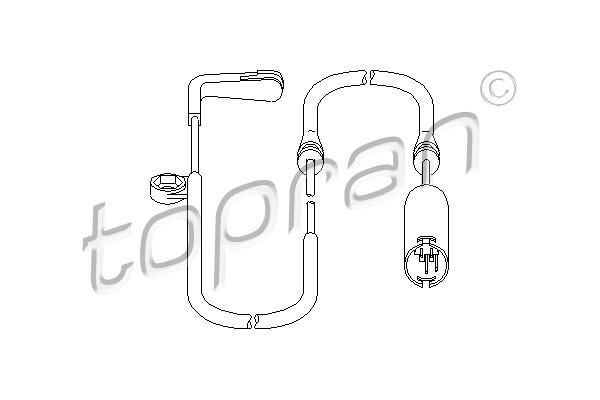 TOPRAN Sensor, Bremsbelagverschleiß