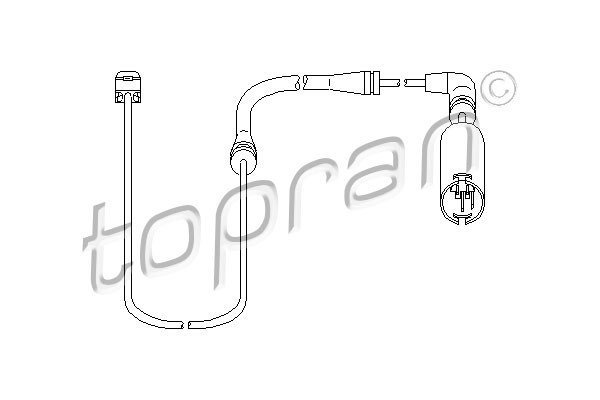 TOPRAN Sensor, Bremsbelagverschleiß