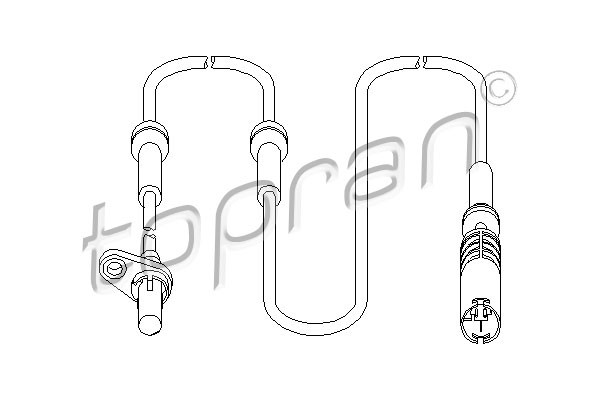 TOPRAN Sensor, Raddrehzahl
