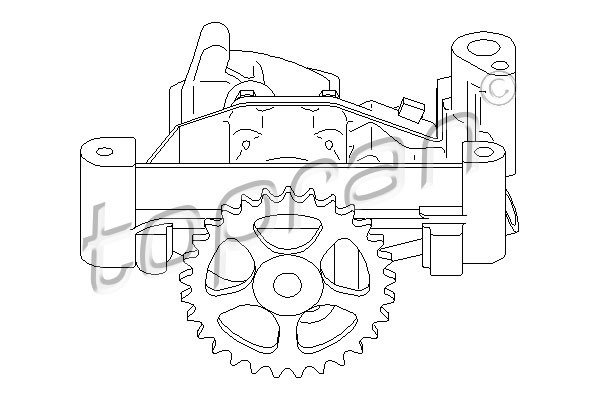 TOPRAN Ölpumpe