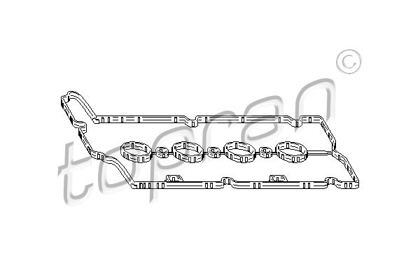 TOPRAN Dichtung, Zylinderkopfhaube