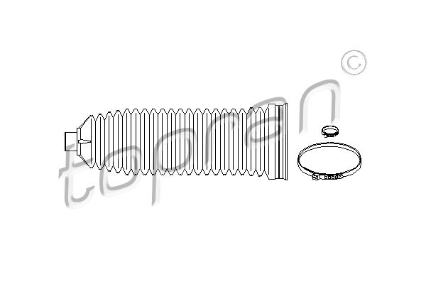 TOPRAN Faltenbalgsatz, Lenkung