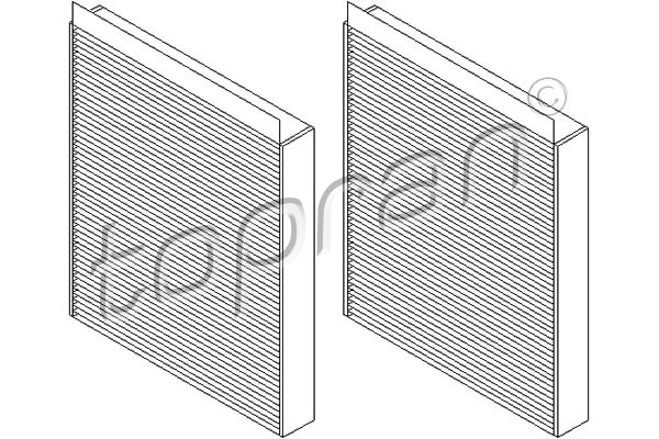 TOPRAN Filter, Innenraumluft