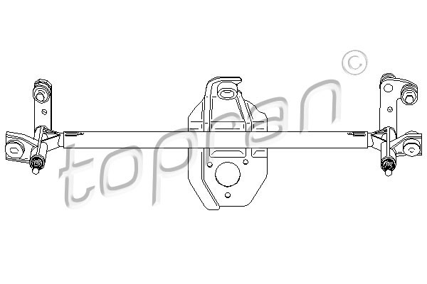 TOPRAN Wischergestänge