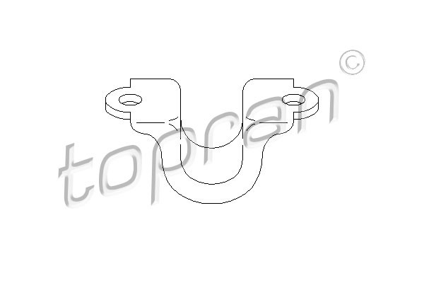 TOPRAN Halter, Stabilisatorlagerung