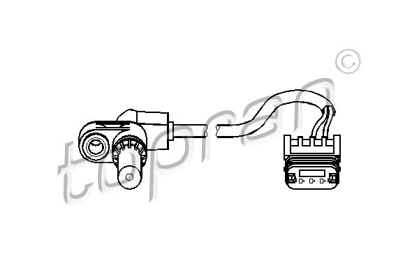 TOPRAN Drehzahlsensor, Automatikgetriebe
