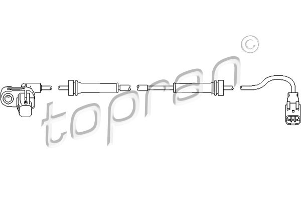 TOPRAN Sensor, Raddrehzahl