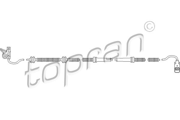 TOPRAN Sensor, Raddrehzahl