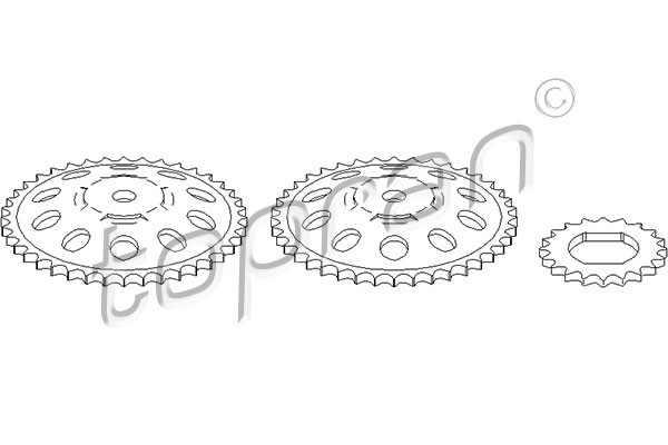 TOPRAN Zahnradsatz, Motorsteuerung