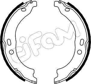 CIFAM Bremsbackensatz, Feststellbremse
