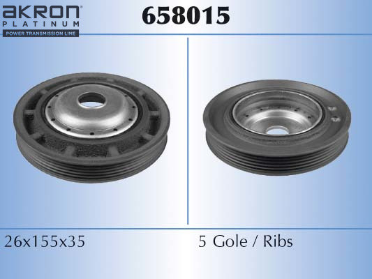AKRON-MALÒ Riemenscheibe, Kurbelwelle