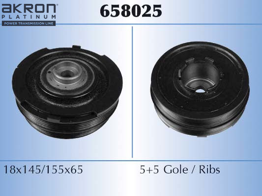 AKRON-MALÒ Riemenscheibe, Kurbelwelle