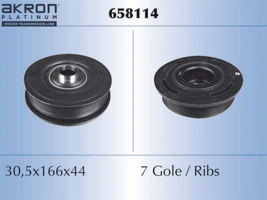 AKRON-MALÒ Riemenscheibe, Kurbelwelle