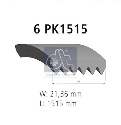 DT Spare Parts Keilrippenriemen